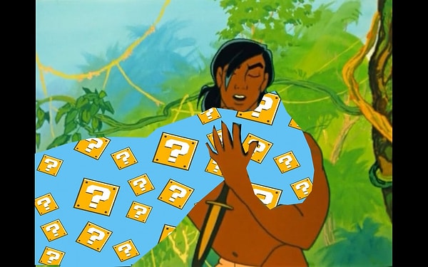 4. Кого обнимает Маугли?