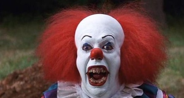 10. Оно - Коулрофобия (боязнь клоунов)