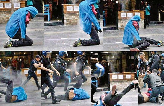 Polisin sert müdahalesine tepkiler, mesajlar...