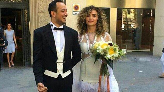 9. Uzun süredir birlikte olan Sarp Apak ve Bengisu Uzunöz, Barcelona'da evlendi.