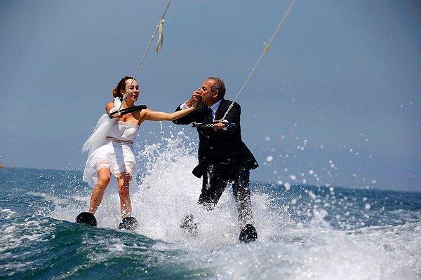 21. Lübnanlı çift düğün fotoğrafı konusunda sıradışı bir konsept keşfetmiş, 29 Mayıs.
