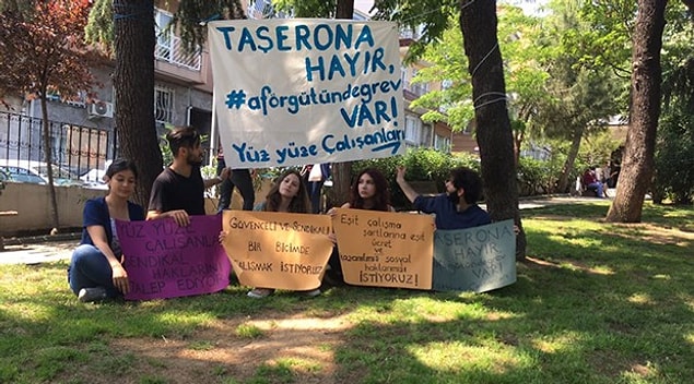 "Talebimiz yerine getirilene kadar grev kararı almış bulunuyoruz"