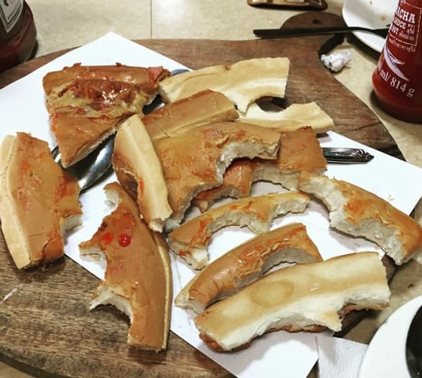 16. Нельзя оставлять даже кусочки теста!