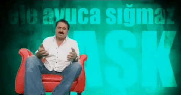 Ve eveeet İbrahim Tatlıses'i İbrahim Tatlıses yapan o meşhur elle isyan etme hareketi genler vesilesiyle İdo'ya da geçmiş.