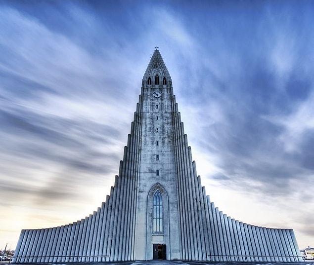 10. The Church of Hallgrimur, Reykjavik, Iceland