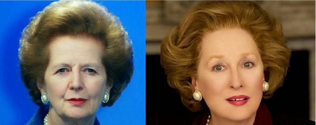 3. Margaret Thatcher (Meryl Streep in The Iron Lady)