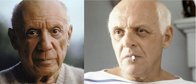 17. Pablo Picasso (Anthony Hopkins in Surviving Picasso)
