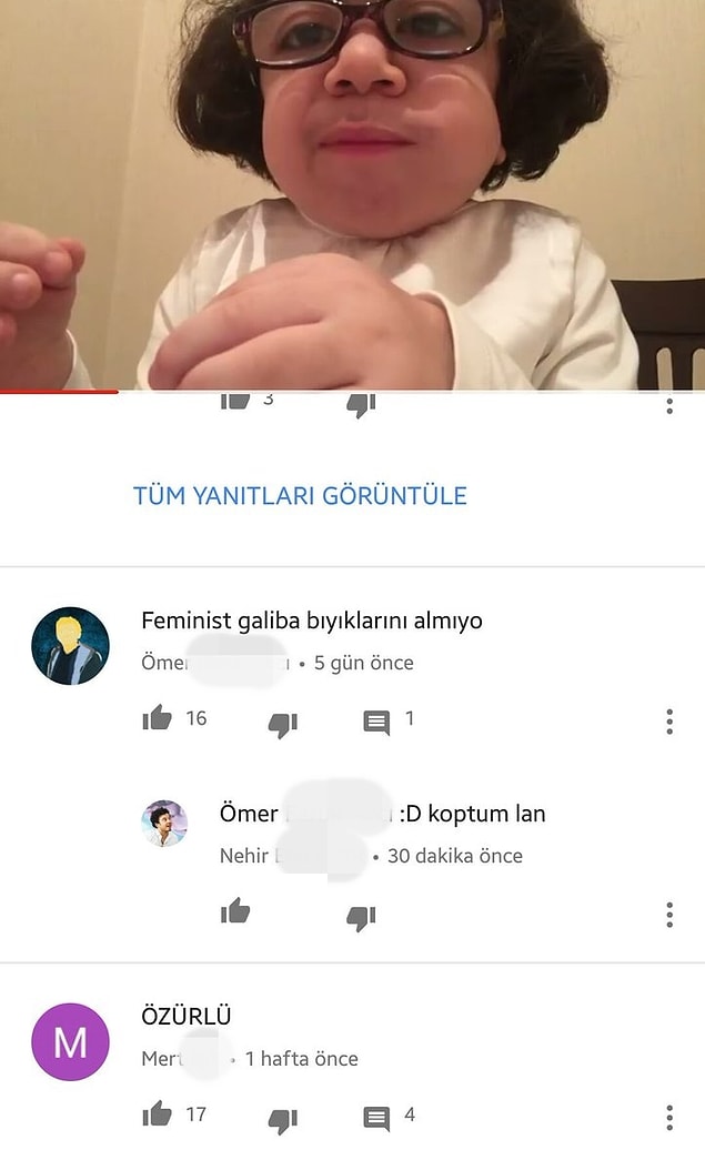 Bu kadar kötü olabilmek için gerçekten çok çaba sarf etmek lazım. Çünkü iyi olmak için sadece insan olabilmek yeterli. Yorumlara bir bakar mısınız?