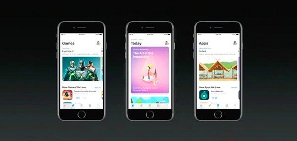 Apple'ın uygulama marketi App Store yepyeni bir görünüm kazanıyor.