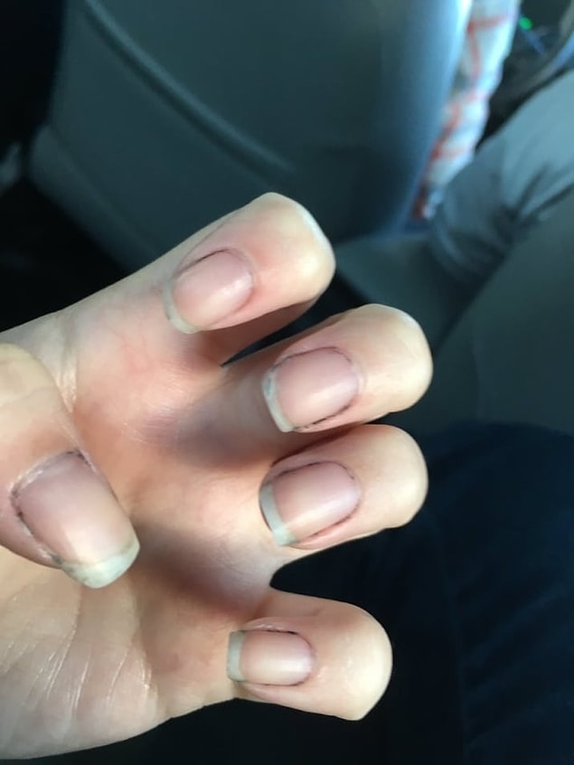 10. When you removed your black polish two days ago and you're still dealing with this: