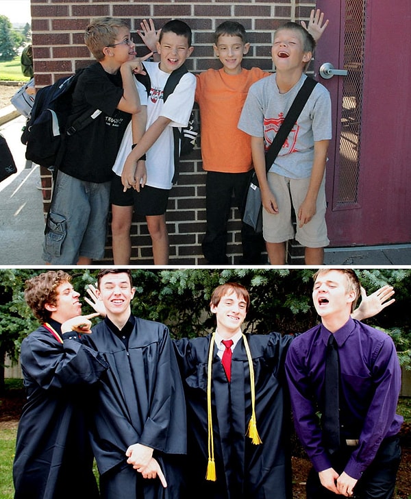 7. "Мы остаемся лучшими друзьями с 1-го класса"