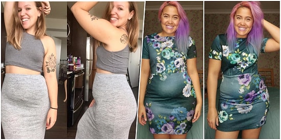 Güzellik Kalıplarını Bir Bir Yıkmaya Geliyorlar! İşte Instagram'ın Yeni Trendi 'Göbekli' Pozlar!