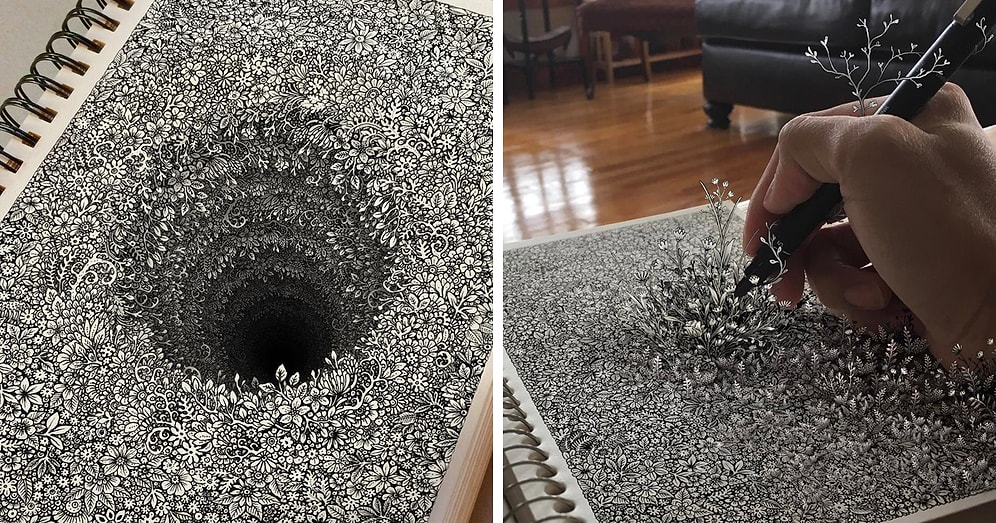 Mandala Tarzı Çizimlere Adeta Seviye Atlatmış Kamboçyalı Sanatçıdan 21 İnanılmaz Eser