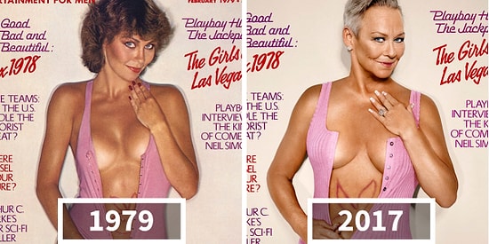 Playboy'un İkonik Kapak Fotoğraflarındaki Ünlü Modeller 30 Sene Sonra Yeniden Poz Verdi!