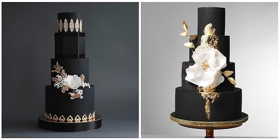 Против правил: 22 черных свадебных торта для любителей всего нестандартного