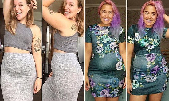 Новый тренд в Instagram: девушки делятся снимками своих неспортивных животиков!