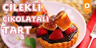 Mis Kokulu Çileklerin En Güzel Hali: Çilekli Çikolatalı Tart Nasıl Yapılır?