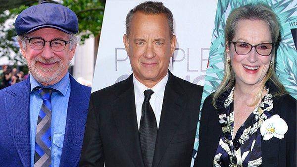 4. Steven Spielberg, henüz isminin belirlenmediği yeni filminin çekimlerine başladı. Başrollerde Tom Hanks ve Meryl Streep olacak.