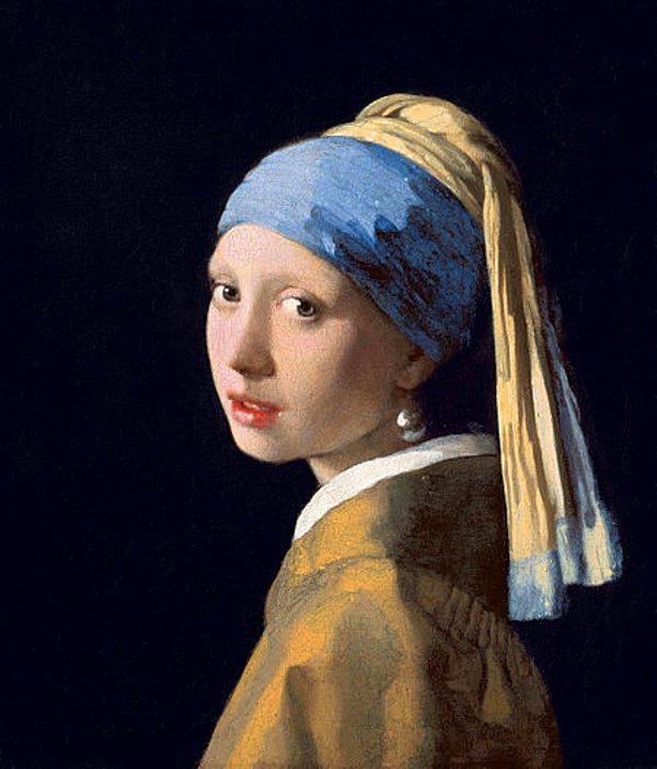 26. The Girl with Pearl Earrings, Johannes Vermeer - Hollanda