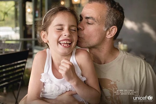 8. ЮНИСЕФ: мы работаем над тем, чтобы у этой фотографии был только один смысл
