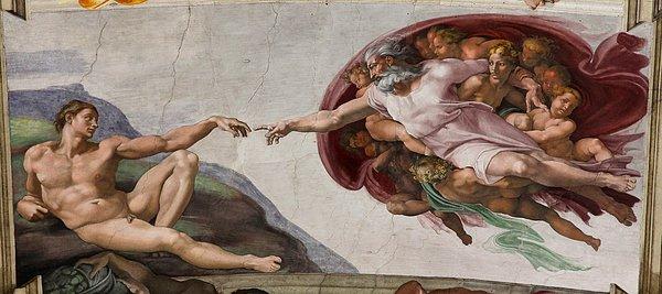 4. Creation of Adam, Michelangelo- Vatikan