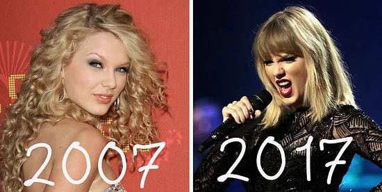 Ветер перемен 2007 vs 2017: как за 10 лет изменились известные поп-звёзды