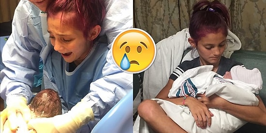 Kardeşinin Doğumuna Yardım Ederken Yaşadığı Heyecanla Herkesi Duygulandıran 12 Yaşındaki Kız