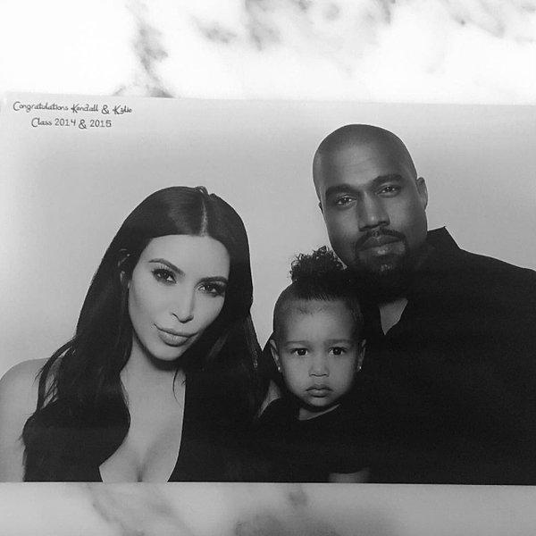 7. Kanye West ve Kim Kardashian çiftinin kızı North West