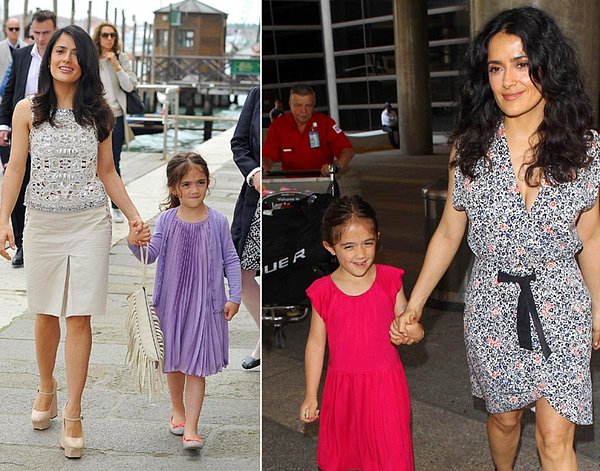 16. Salma Hayek ve kızı Valentina Paloma Pinault