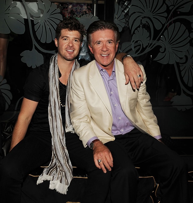 14. Robin Thicke ve babası Alan Thicke