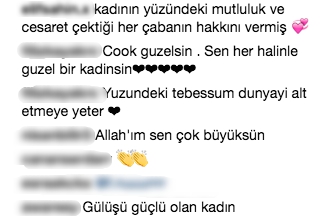 Bu güzel gülüşlü, mücadeleci kadının mutluluğuna ortak olup sağlığını geri kazandığı için sevinenler güzel kalpler de yorumlarıyla bunu belirtmiş. ❤️