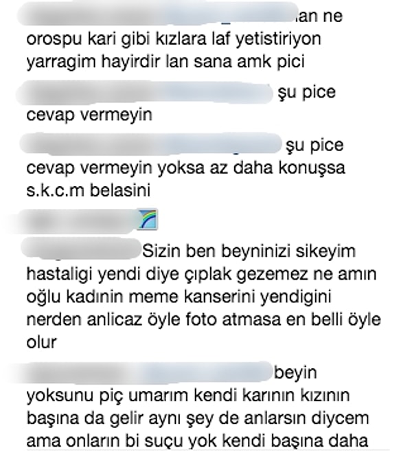 Küfürler havada uçuştu, herkes egosunu ortaya çıkardı ve hatta öyle bir noktaya gelindi ki "meme kanseri" bir beddua olarak başkalarına edilecek gibi oldu...