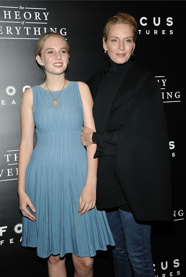 23. Uma Thurman ve kızı Maya Thurman-Hawke
