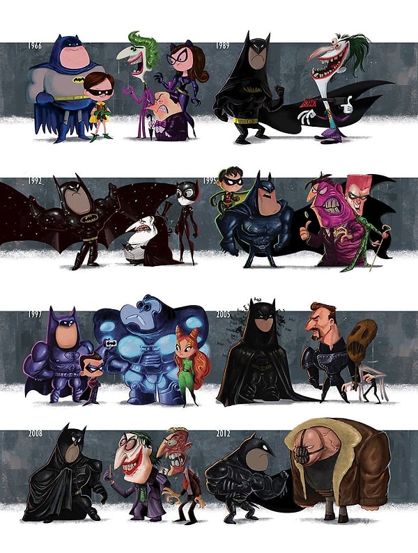 25. Batman ve düşmanları