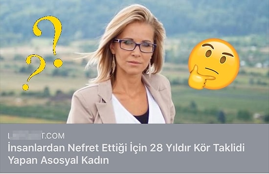 Bir Kadın Gerçekten de İnsanlardan Nefret Ettiği İçin 28 Yıl Boyunca Kör Taklidi Yaptı mı?