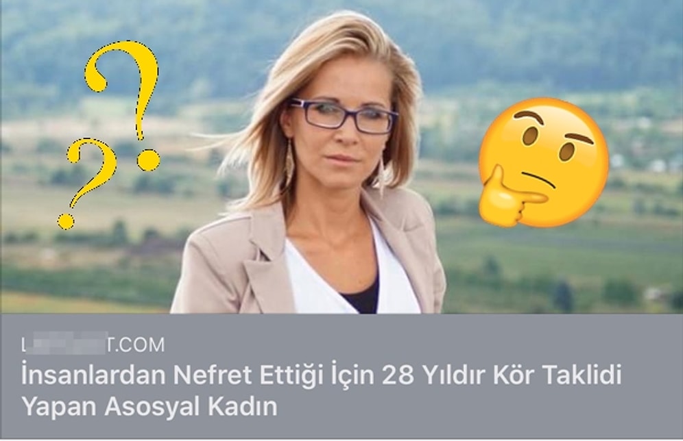 Bir Kadın Gerçekten de İnsanlardan Nefret Ettiği İçin 28 Yıl Boyunca Kör Taklidi Yaptı mı?