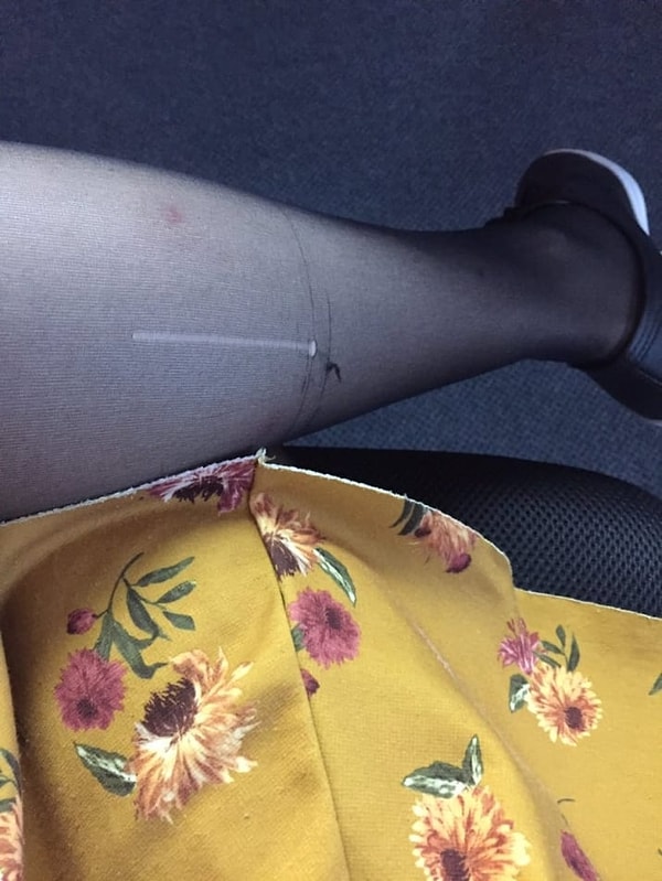 6. Садиться нужно аккуратно, ведь вы никогда не знаете, что поджидает ваши колготки...