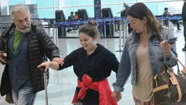 Kızları Nazlı'yla Miami'ye giderken havaalanında görüntülenen Bilginer ve Nur Yengi, 6 yıl aradan sonra gerçekten de bir araya gelmişti.