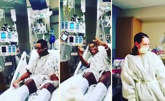 Başarılı Geçen Ameliyattan Sonra Mutluluklarını Dans Ederek Gösteren Hasta ve Doktorlar