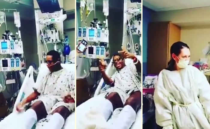 Başarılı Geçen Ameliyattan Sonra Mutluluklarını Dans Ederek Gösteren Hasta ve Doktorlar