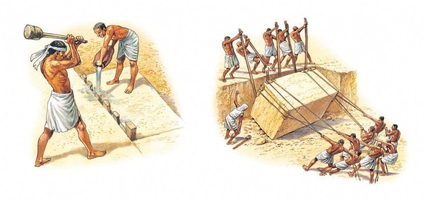 8. Пирамиду Хеопса строили не рабы, а свободные люди.