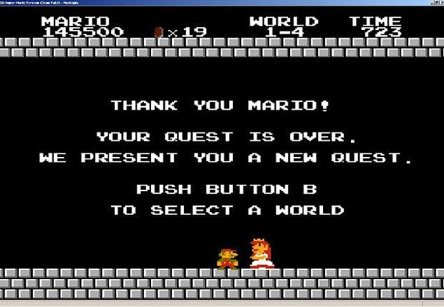 4. İlk göz ağrılarımızdan Super Mario'nun saatlerce kurtarmaya çalıştığımız prensesinin adı neydi?