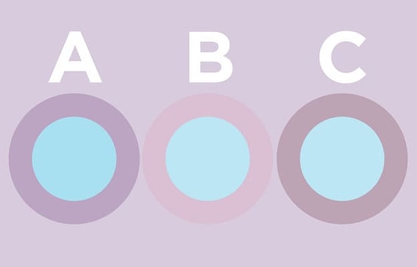 1. Итак, начнём! Какой оттенок голубого отличается от других?