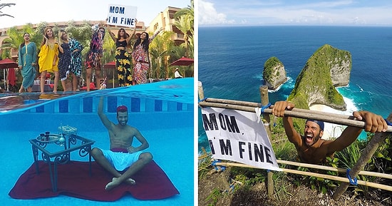 "Мам, я в порядке": отважный путешественник постит фото в Instagram, чтобы успокоить маму