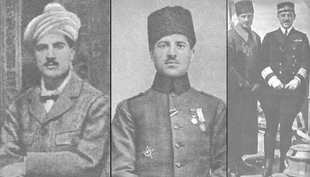 12. Osmanlı ordusuna katılmak için Hindistan'dan elbiselerini satarak Türkiye'ye gelen Peşaverli Abdurrahman Bey. Yıl, 1912