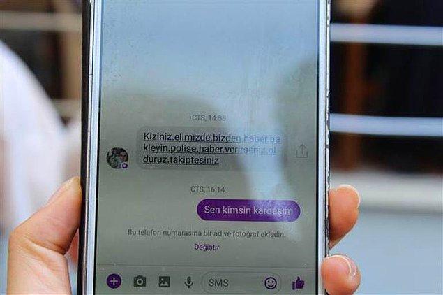 Dede Mustafa Atik'in cep telefonuna gelen "Polise haber vermeyin. Torununu öldürürüz" yazılı mesaj nedeniyle çocuğun fidye için kaçırıldığı ihtimali üzerinde duruluyordu.