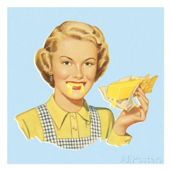 3. Вы берете масло прямо из масленки