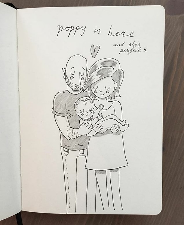 14. Poppy doğduğunda: