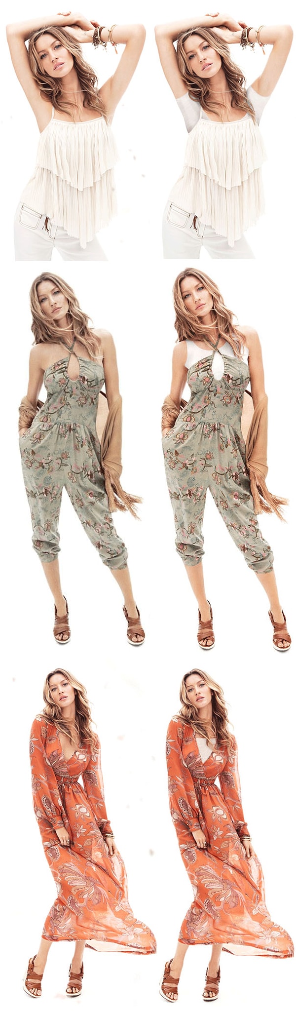 23. Жизель Бюндхен в рекламе женской одежды от H&M