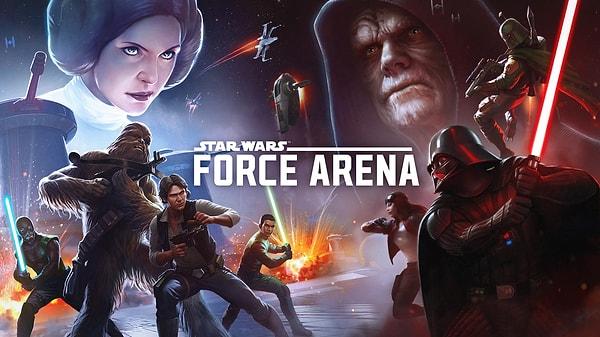 4. Jediların, Sith lordlarının dünyasına karışmanızı sağlayacak; Star Wars: Force Arena